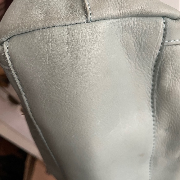 American Leather Co. Misty Pale Green Shoulder Bag - Picture 11 of 12